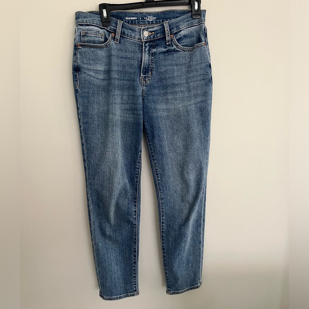 Old Navy High-Waisted OG Straight Ankle Jeans